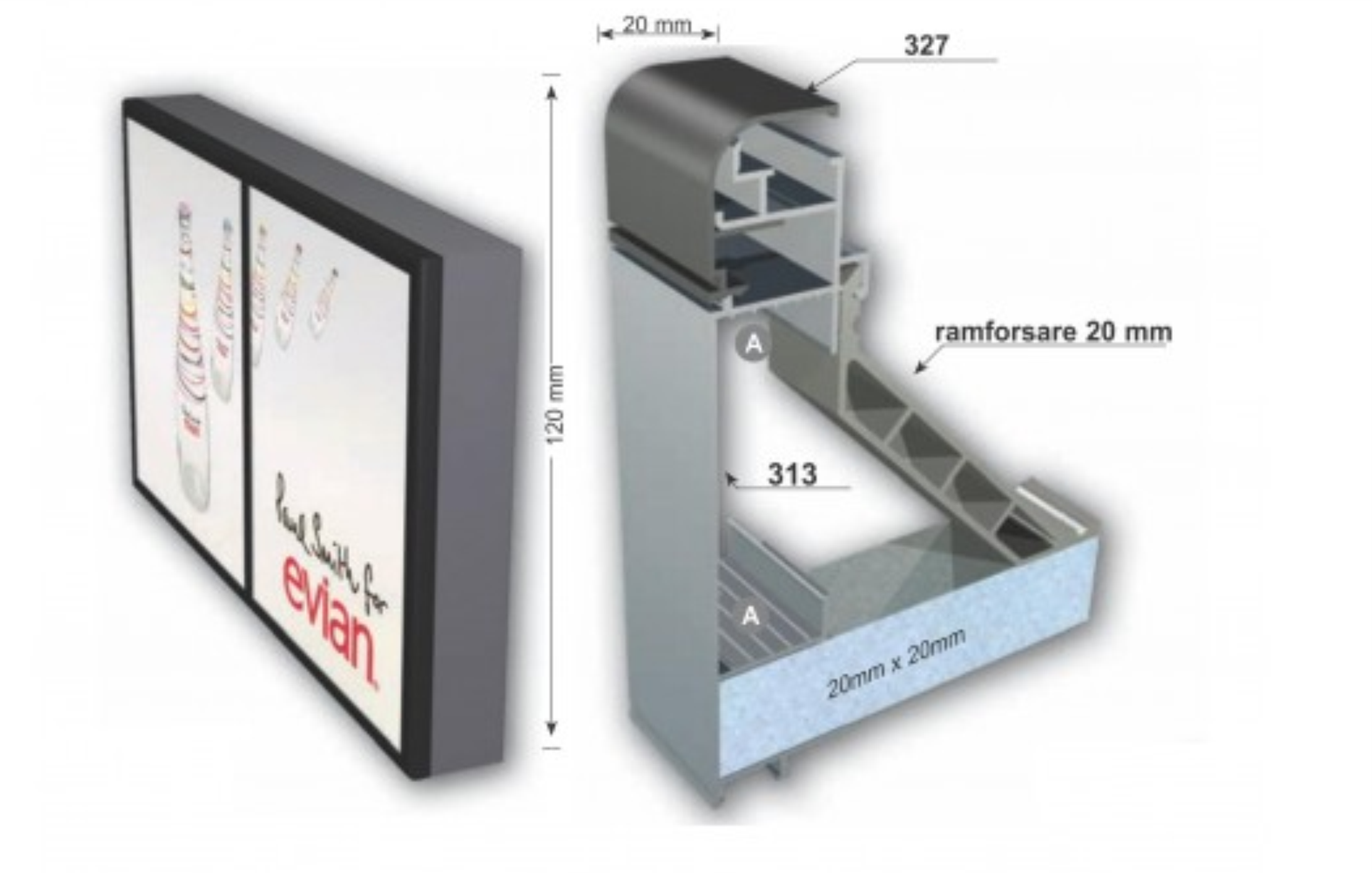Structura casetei luminoase